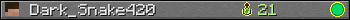 Dark_Snake420 userbar 350x20