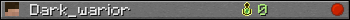 Dark_warior userbar 350x20