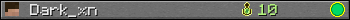 Benutzerleisten 350x20 für Dark_xn
