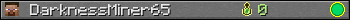 DarknessMiner65 userbar 350x20