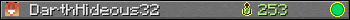 DarthHideous32 userbar 350x20