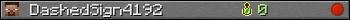 DashedSign4192 userbar 350x20