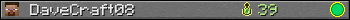 DaveCraft08 userbar 350x20