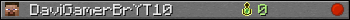 DaviGamerBrYT10 userbar 350x20