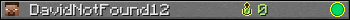 DavidNotFound12 userbar 350x20