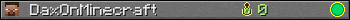 DaxOnMinecraft userbar 350x20