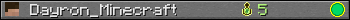 Dayron_Minecraft userbar 350x20