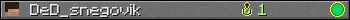 DeD_snegovik userbar 350x20