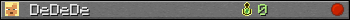 DeDeDe userbar 350x20