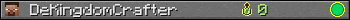 DeKingdomCrafter userbar 350x20