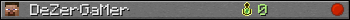 DeZerGaMer userbar 350x20