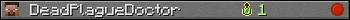 DeadPlagueDoctor userbar 350x20