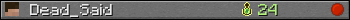 Dead_Said userbar 350x20