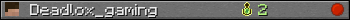 Deadlox_gaming userbar 350x20