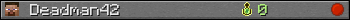 Deadman42 userbar 350x20