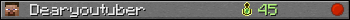 Dearyoutuber userbar 350x20