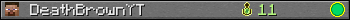 DeathBrownYT userbar 350x20