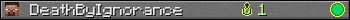 DeathByIgnorance userbar 350x20