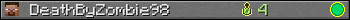 DeathByZombie98 userbar 350x20