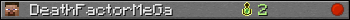 DeathFactorMeGa userbar 350x20