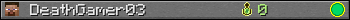 DeathGamer03 userbar 350x20