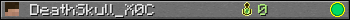 DeathSkull_X0C userbar 350x20