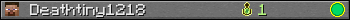 Deathtiny1218 userbar 350x20