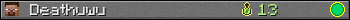 Deathuwu userbar 350x20