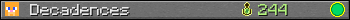 Decadences userbar 350x20