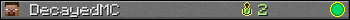 Юзербар 350x20 для DecayedMC