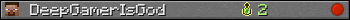 DeepGamerIsGod userbar 350x20