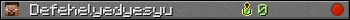 Defehelyedyesyu userbar 350x20