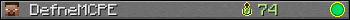 DefneMCPE userbar 350x20