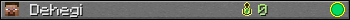 Dehegi userbar 350x20