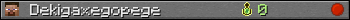 Dekigaxegopege userbar 350x20