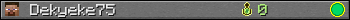 Dekyeke75 userbar 350x20