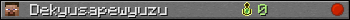 Dekyusapewyuzu userbar 350x20