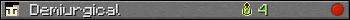 Юзербар 350x20 для Demiurgical