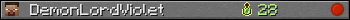 DemonLordViolet userbar 350x20