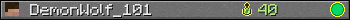 DemonWolf_101 userbar 350x20