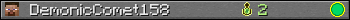 DemonicComet158 userbar 350x20