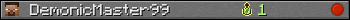 DemonicMaster99 userbar 350x20