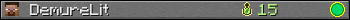 DemureLit userbar 350x20