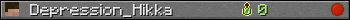 Depression_Hikka userbar 350x20