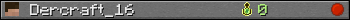 Dercraft_16 userbar 350x20