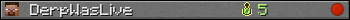 DerpWasLive userbar 350x20