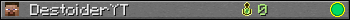 DestoiderYT userbar 350x20