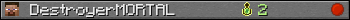 DestroyerMORTAL userbar 350x20