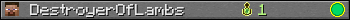 DestroyerOfLambs userbar 350x20