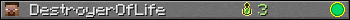 DestroyerOfLife userbar 350x20